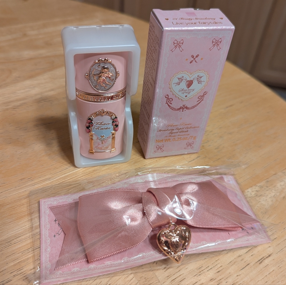 Flower Knows Strawberry Cupid All Day Glow Liquid Blush - 01 Frosty Strawberry